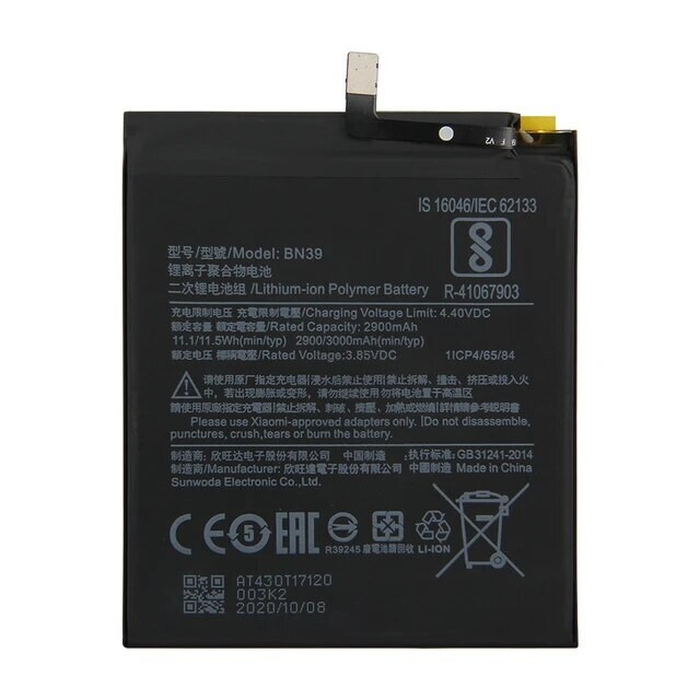 ✅ BATTERIA XIAOMI REDMI MI PLAY BN39 3000MAH NUOVA RICAMBIO PARI A ORIGINALE ✅