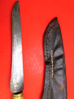 BONE HANDLE INDIAN RESERVATION KNIFE SHEATH OLD ANTIQUE NATIVE AMERICAN ORIGINAL — photo 5