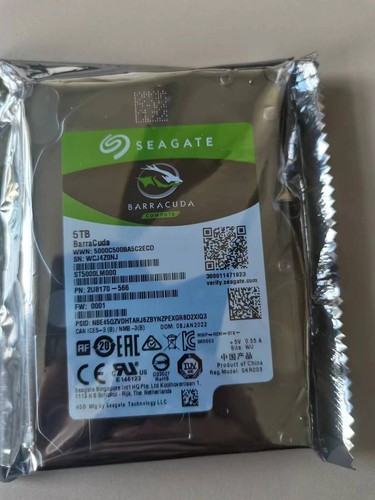 NEW ST5000LM000 Barracuda SEAGATE 5TB 2.5" 5400 RPM 128MB SATA Hard Drive - Picture 2 of 3