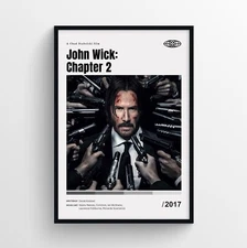 John Wick: Chapter 2 Movie Poster Print, Wall Art - Unframed