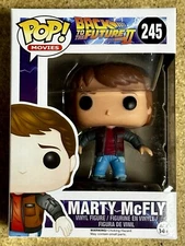 Funko Pop! Marty McFly On Hoverboard #245 Back to Future 2015 Vaulted Exclusive