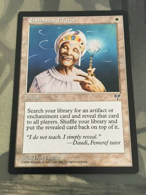 mtg Mirage Enlightened Tutor, altes Set, Near Mint Zustand