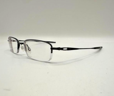 OAKLEY Spoke 0.5 Half Rim Eyeglasses Frames OX3144-0151 Polished Black & Case Oakley Men main image 2