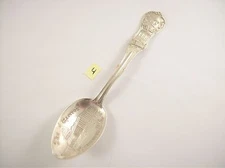 WASHINGTON, DC VINTAGE STERLING SILVER SOUVENIR SPOON, MECHANICS
