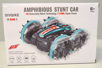 Sivqike 4WD Ferngesteuertes Auto Amphibienfahrzeug RC Stunt Auto Gestensensor