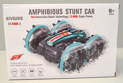 SIVQIKE 4WD Ferngesteuertes Auto Amphibienfahrzeug RC Stunt Auto Gestensensor - Bild 1 von 4