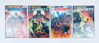 Earth 2 Society 1-4 komplett (Panini) 2 3 RAR DC