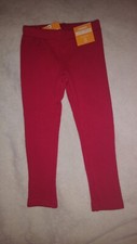 Gymboree Dark Red Warm Fuzzy Fleece Lined Leggings Size XS 4 NWT