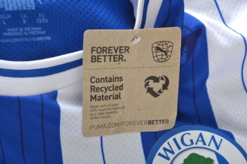 BNWT WIGAN ATHLETIC 2023/2024 HOME FOOTBALL SHIRT JERSEY PUMA SIZE L - Picture 3 of 8