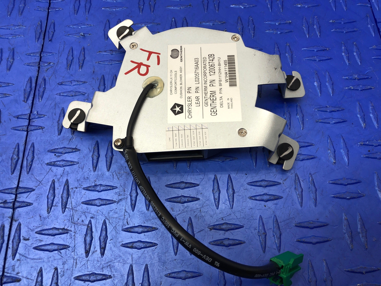 2013-2021 MASERATI QUATTROPORTE FRONT RIGHT LOWER SEAT CUSHION BLOWER MOTOR FAN