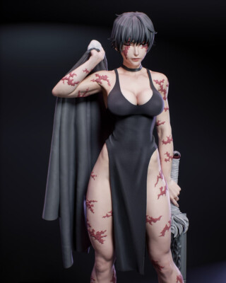 Maki Zenin 3D Resin Figure - 1/6 Scale, 12K Detail, Hand-Painted | eBay