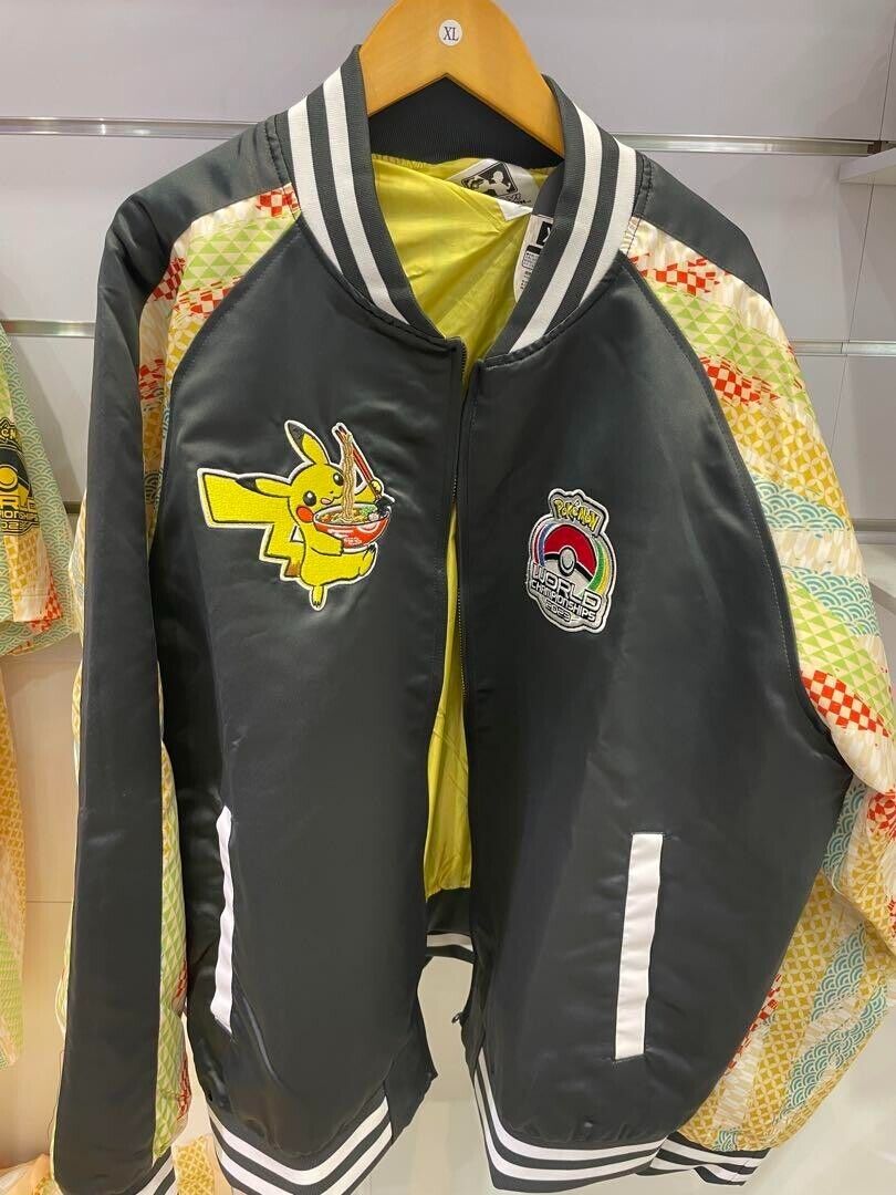 WCS 2023 Jacket Sukajan L size Japan Pikachu Pokemon World WCS 2023 Jacket Sukajan L size Japan Pikachu Pokemon World