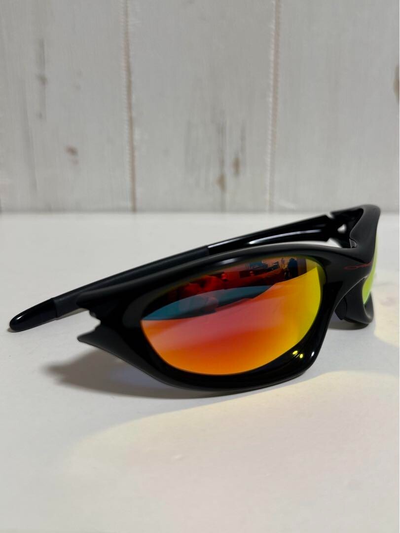 Oakley Twenty XX sunglasses made in the USA Jet Black Lens: Ruby