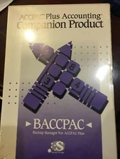$295 ACCPAC Plus Accounting Companion Product BACCPAC Shrink Wrapped