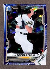 2021 Bowman Chrome Sapphire #BCP-51 Tyler Soderstrom