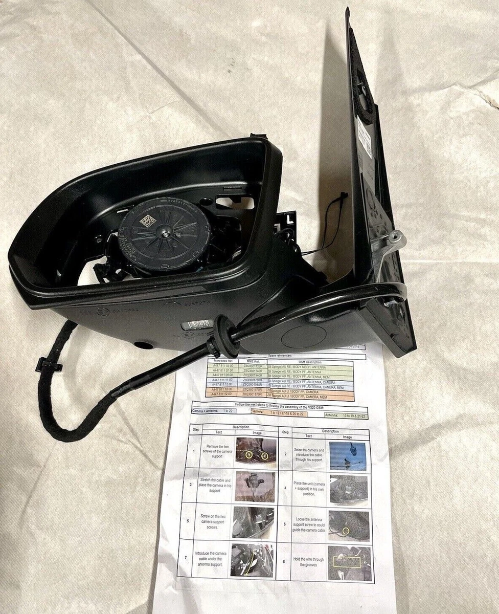 New original Mercedes-Benz (w447) A4478110500 LEFT MIRROR, OUTER  