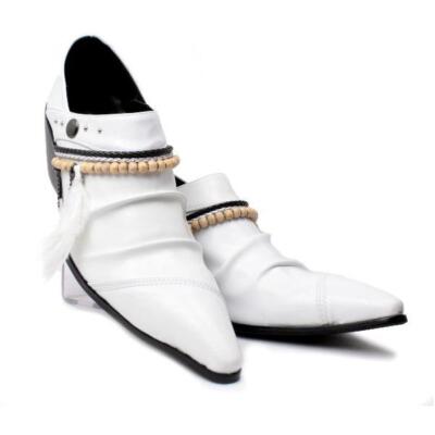 Mens British Pointy Toe Dress Slip On Beads Chains Formal Casual Shoes Leather