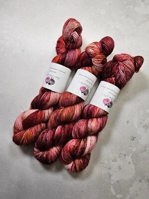 Fil SW Merino Alpaga Nylon, 4-Fils, Poids Fingering, 100 G, RUBY RHAPSODY - Photo 1/4