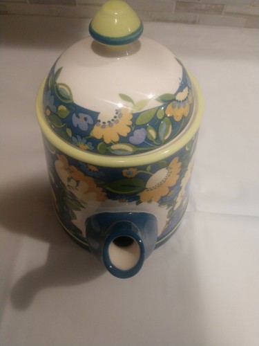 Spode Kim Parker Home Chicory Hymn Teapot Tea Pot Floral Set 2006 - Picture 11 of 12