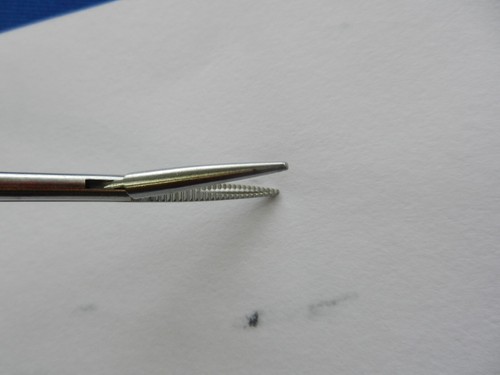 E4372 Aesculap OK245R Serrated Alligator Forceps 7.5" Overall Length - Afbeelding 3 van 4