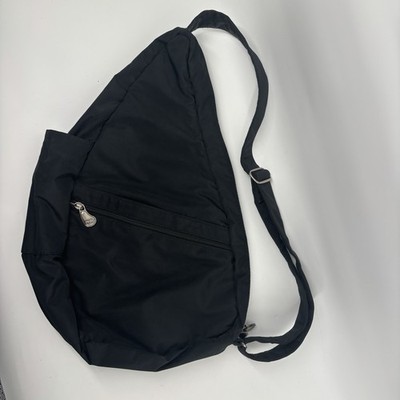 Ameribag Healthy Back Sling Bag Black Crossbody Adjustable Carry On Travel EUC
