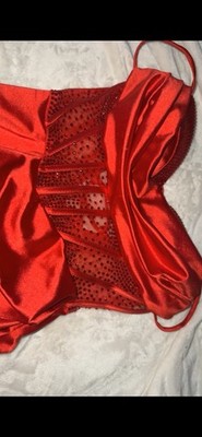 Beautiful Red Sparkling Dress Size Xs