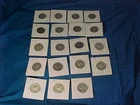 19-US Coins SILVER  WASHINGTON QUARTERS  Various Dates 1936-64