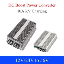 DC 12V/24V to 56V Voltage Converter 10A 560W Step-Up Boost Regulator RV Charging