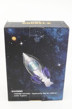 Spinner Rocket-X Motorized Flying Foam Rocket Parachute Launcher Toy Ages 6