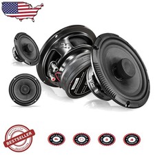 New CT Sounds Meso 6.5" 2-Way Car Speakers - 300W Max, Rich Bass, Silk Tweeters