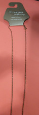 Womans Pure 100 By Danecraft 18 Inch Thin Necklace. Made in Italy-Brand New