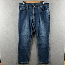 Buffalo Jeans Mens 38x32 Blue Jackson X Straight Stretch Denim David Bitton