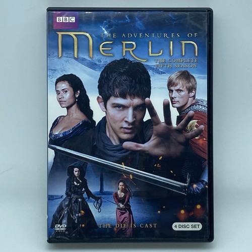 The Adventures of Merlin: The Complete Fifth Season 4-DVD 2013 BBC Fantasy Drama - Picture 1 of 11