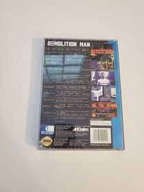 Demolition Man (Sega CD, 1995) CIB Comes With Manual And Registration Card READ