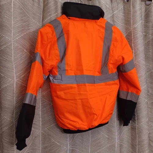 Riot Empire High Visablity Jacket 300yds Orange/Black Size Small NWT  image 2