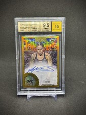 Amanda Nunes 2024 Topps Finest UFC Gold Refractor Auto /50 SSP BGS 9.5/10