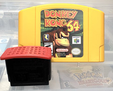 Donkey Kong 64 & OEM Expansion Pack Pak Nintendo 64 N64 Authentic Tested Clean