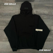 NEW - Fear of God Essentials Hoodie S - Stretch Limo - AUTHENTIC