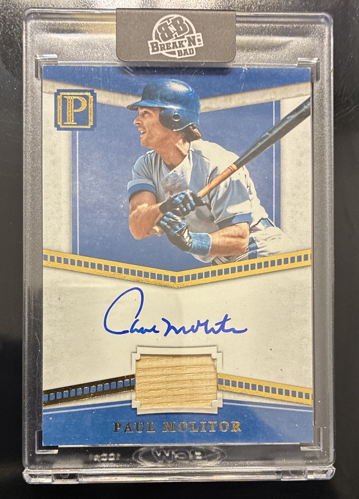 2016 Panini Pantheon - Pantheon Scripts Paul Molitor #PS-PM Gold /25 (AU, MEM)