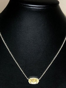 Authentic B3243 Kendra Scott Elisa Necklace 16-18"Citrine birthstone gold plated