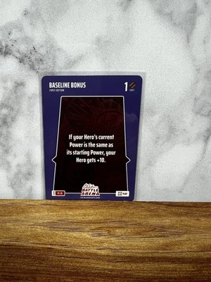 2026 Bo Jackson Battle Arena Baseline Bonus 1st Edition Play Card SP #PL-26