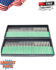 60 Pcs Diamond Drill Bits, 1Mm 2Mm 3Mm Mix Set Jewelry Drill Bits for Jewelry, S