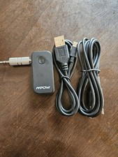 Mpow BH129B Black Bluetooth Wireless Built-in Microphone Car Audio Receiver