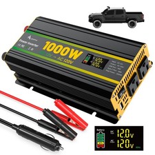 1000W Power Inverter 12V to 110V for Vehicles/Truck/Car/Laptop, 1000 Watt Car...
