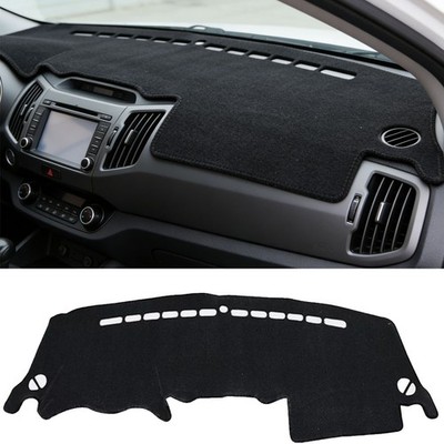 Black Inner Dashboard Dash Mat Dashmat Sun Cover Pad  For Kia Sportage 2011-2015