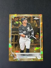 2022 Topps Chrome Sapphire Cesar Hernandez Gold /50 White Sox