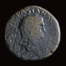 Vespasian AE Dupondius - Ancient Roman Coin