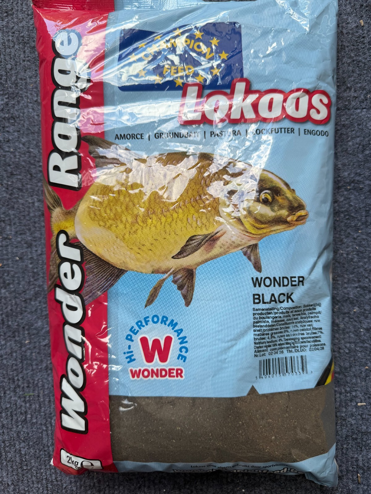 Champion Feed Pro Fishmeal wonder black Ground Bait 2kg