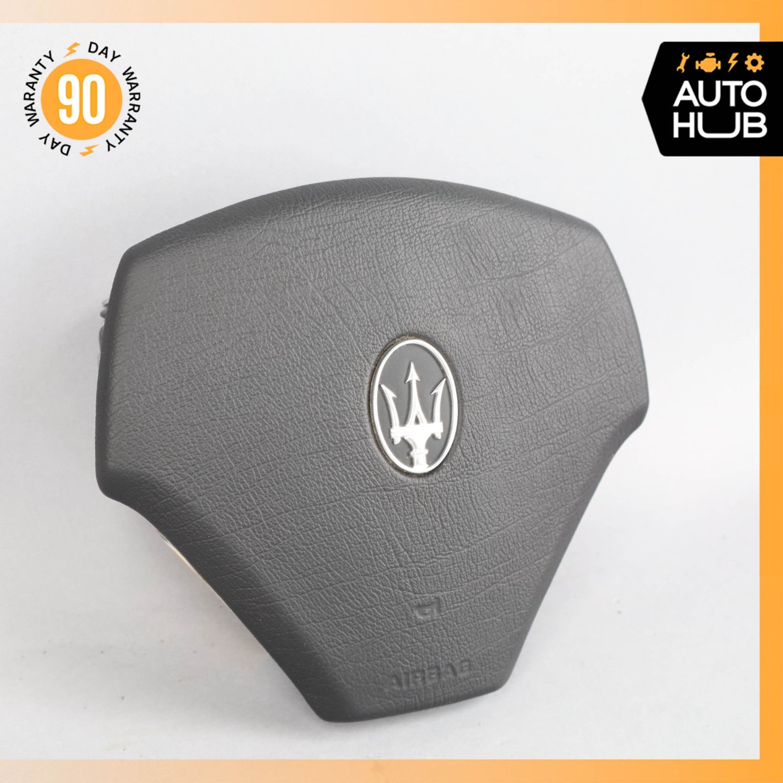 08-19 Maserati GranTurismo M145 Steering Wheel Air Bag Airbag Black OEM
