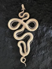 Real snake skeleton, Bungarus fasciatus bone specimen,animal skull,taxidermy